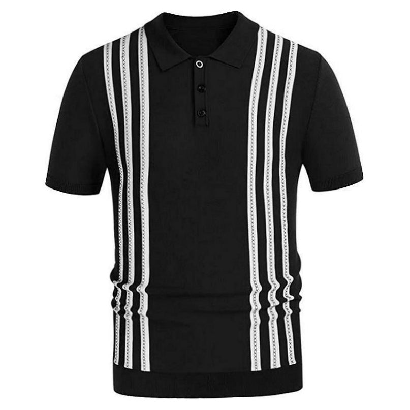 Savrani™ | Koszulka polo w paski.
