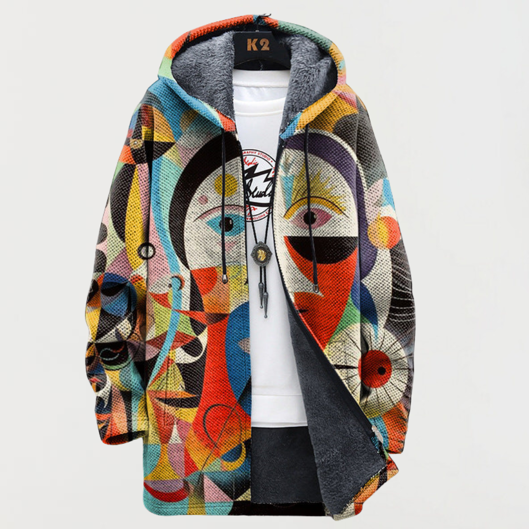 Mira | Bluza z abstrakcyjną sztuką