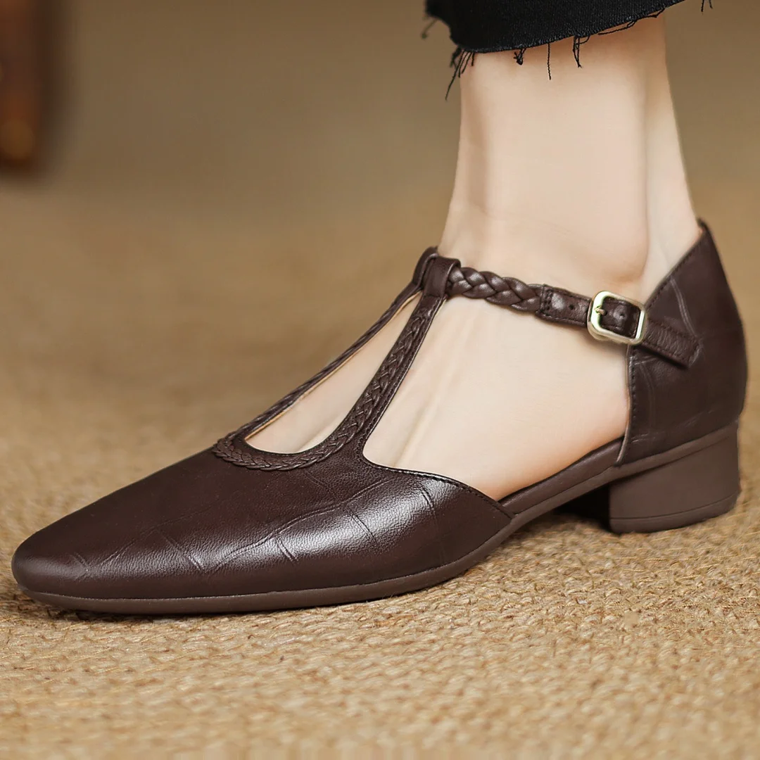 Kepa™ | Skórzane Mary Janes Kepa