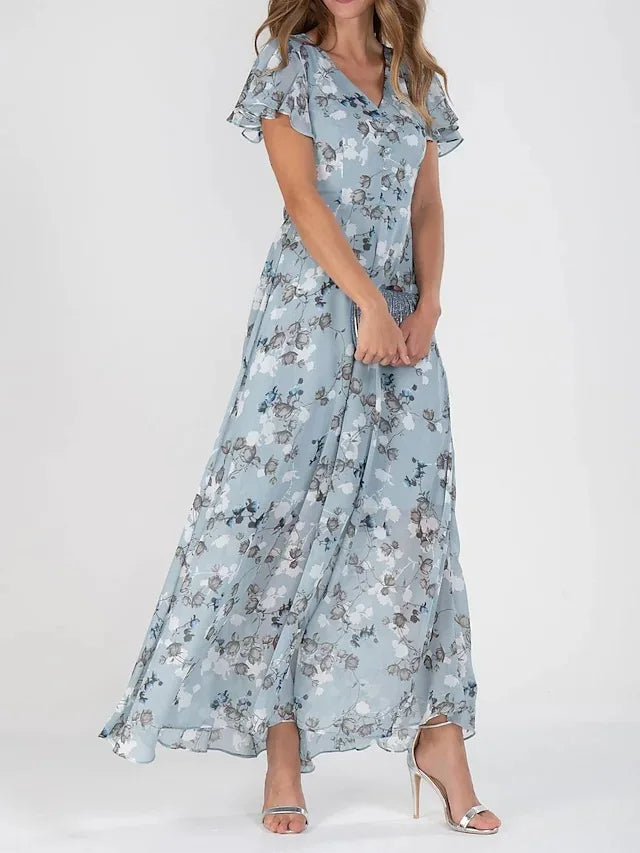 Katarzyna - Glamour Sukienka Zakrywająca Brzuch