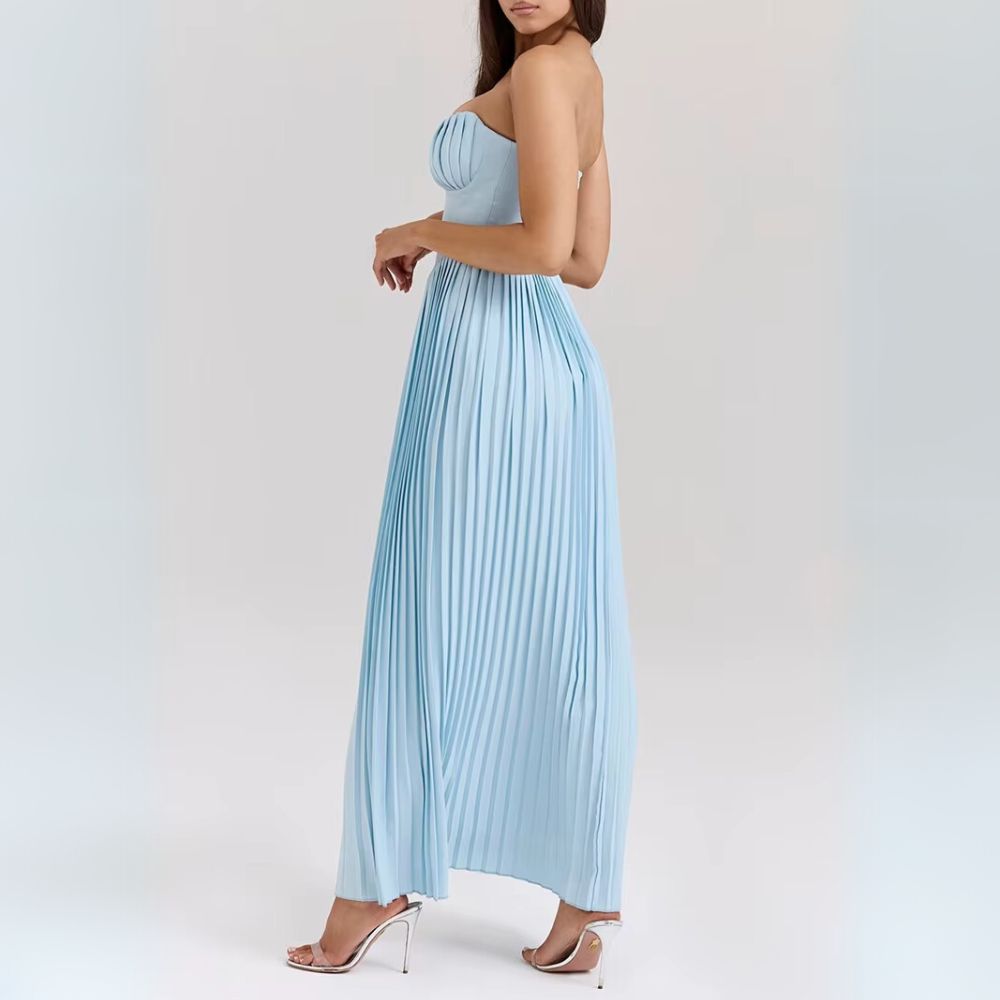 Kalinda | Elegancka Sukienka Plisowana