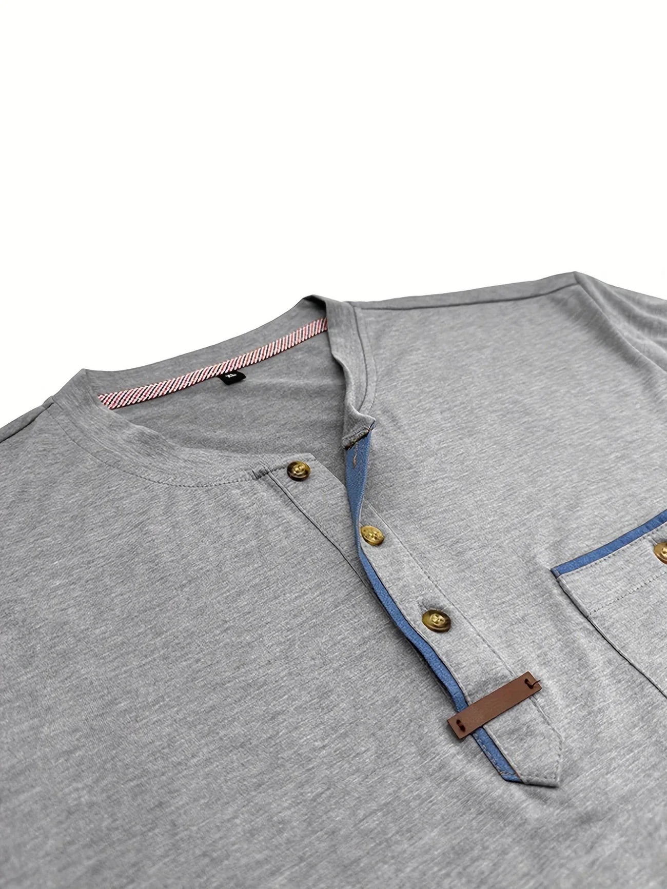 Savrani™ | Elegancka koszulka z okrągłym dekoltem i kieszenią