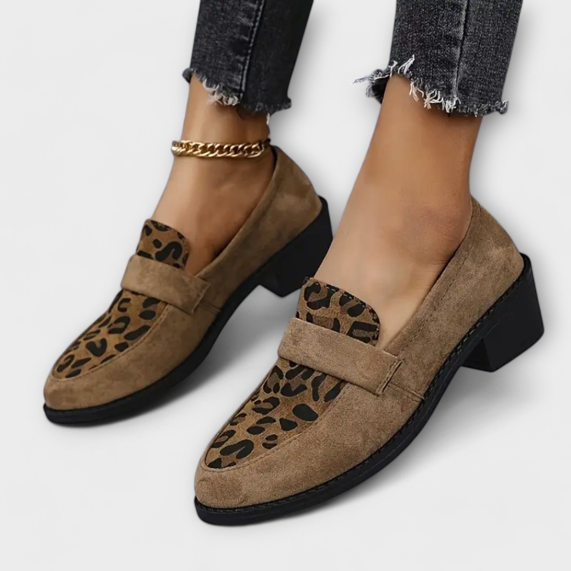 Karla - Eleganckie buty damskie w leoparda