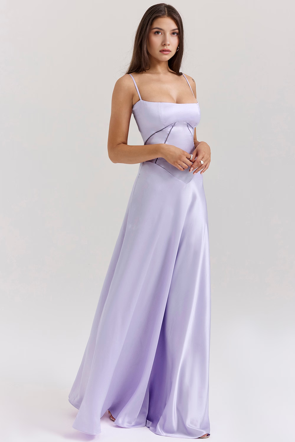 Cielo | Elegancka Długa Sukienka
