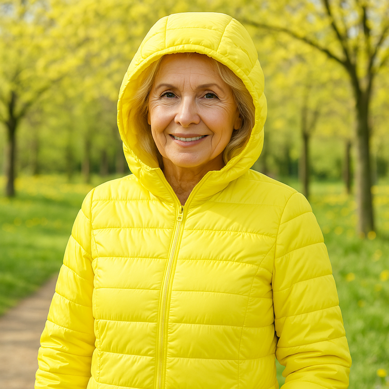 Metta Padded Mid-Season Jacket | Żółty