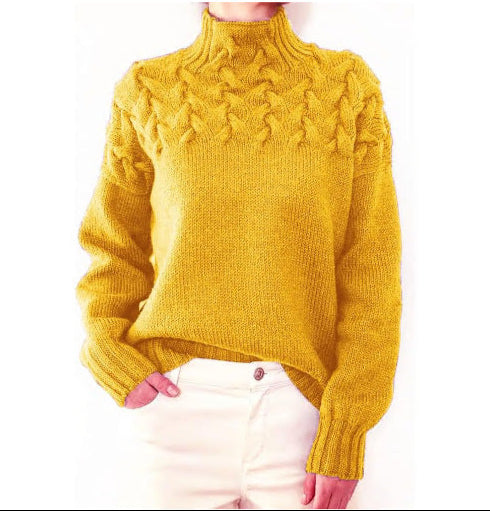 Bridget | Kaszmirowy Sweter z Golfem