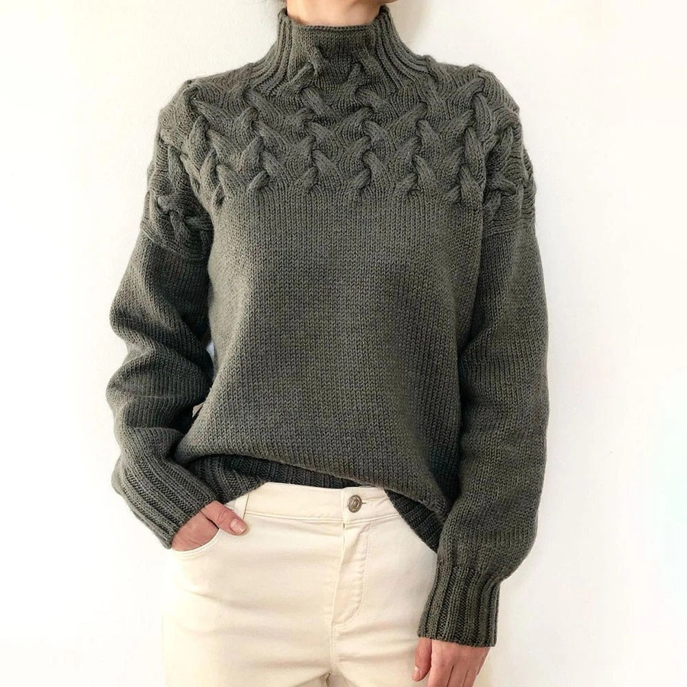 Bridget | Kaszmirowy Sweter z Golfem