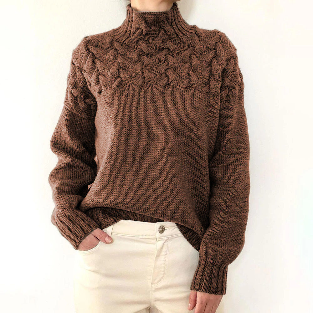 Bridget | Kaszmirowy Sweter z Golfem