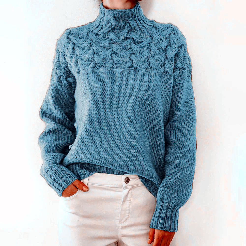 Bridget | Kaszmirowy Sweter z Golfem