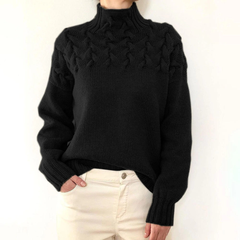 Bridget | Kaszmirowy Sweter z Golfem