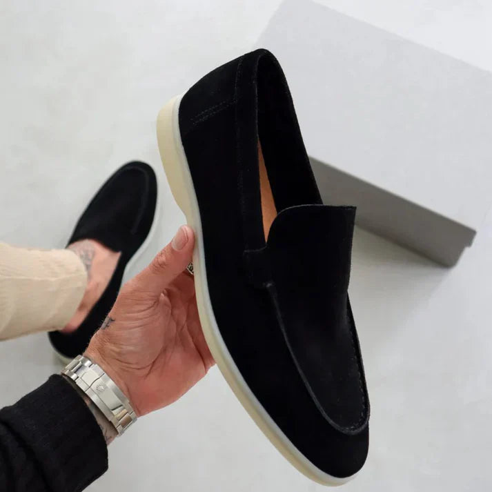 Eleganckie mokasyny z zamszu