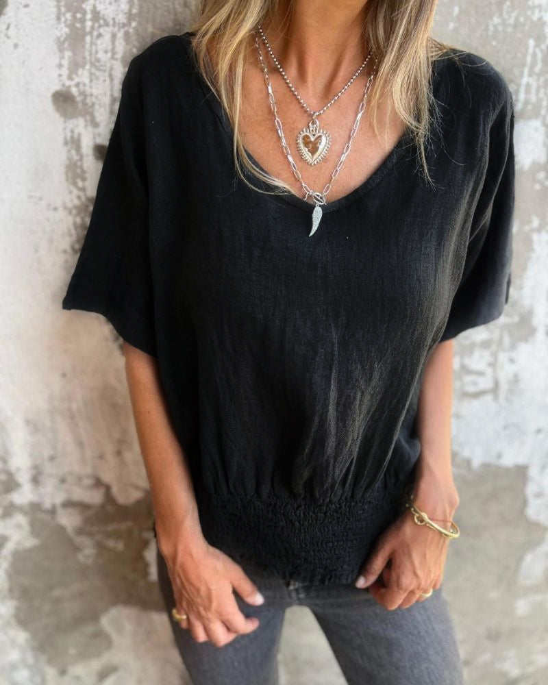Jenny | Luźny Letni Top