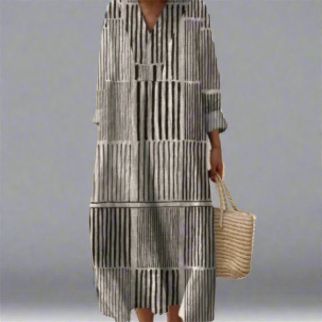Mackenzie™ | Elegancka Sukienka Geometryczna