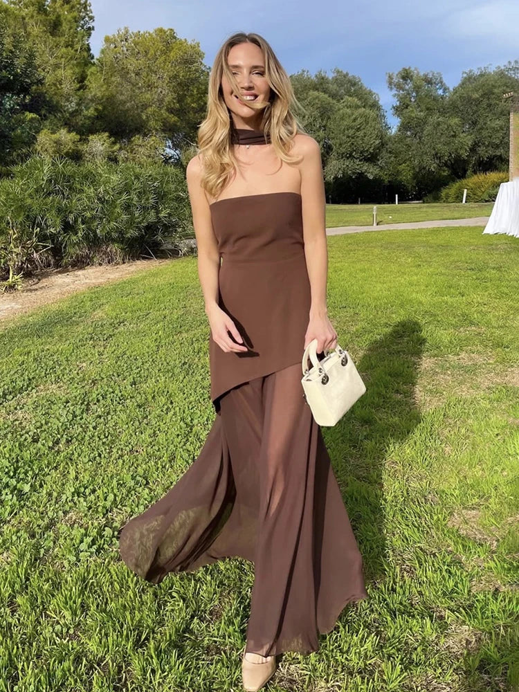 Georgia | Elegancka Suknia w Niskim Stylu