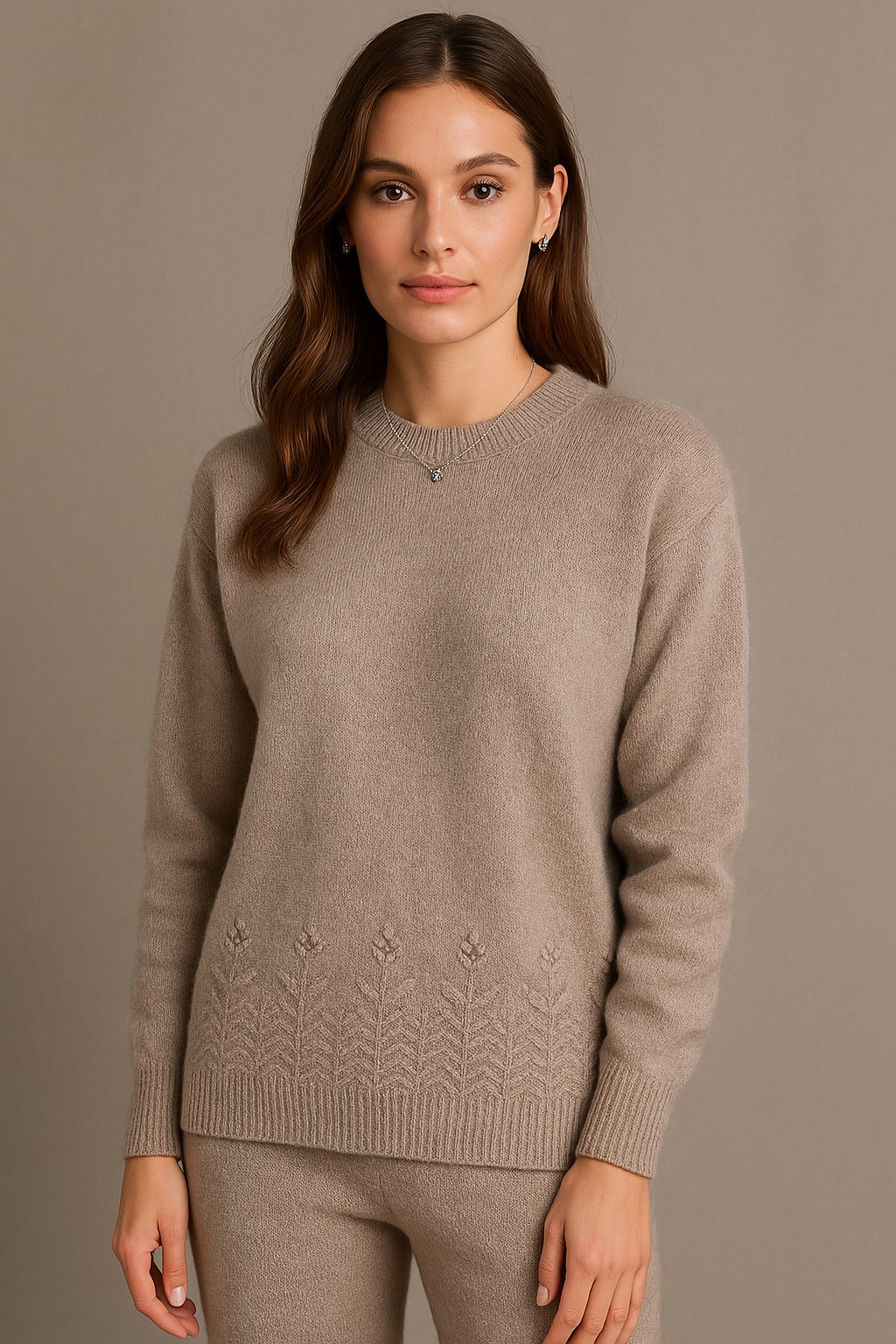 Cille | Sweter Dzianinowy