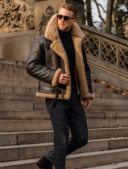 Fletcher™ | Premium Kurtka ze Skóry Jagnięcej