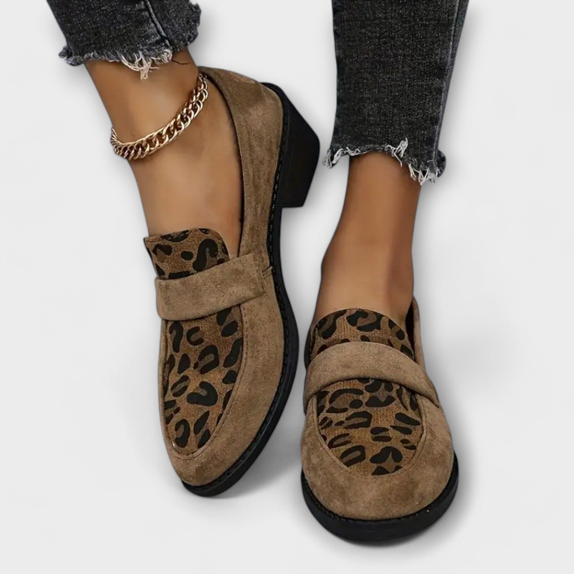 Karla - Eleganckie buty damskie w leoparda