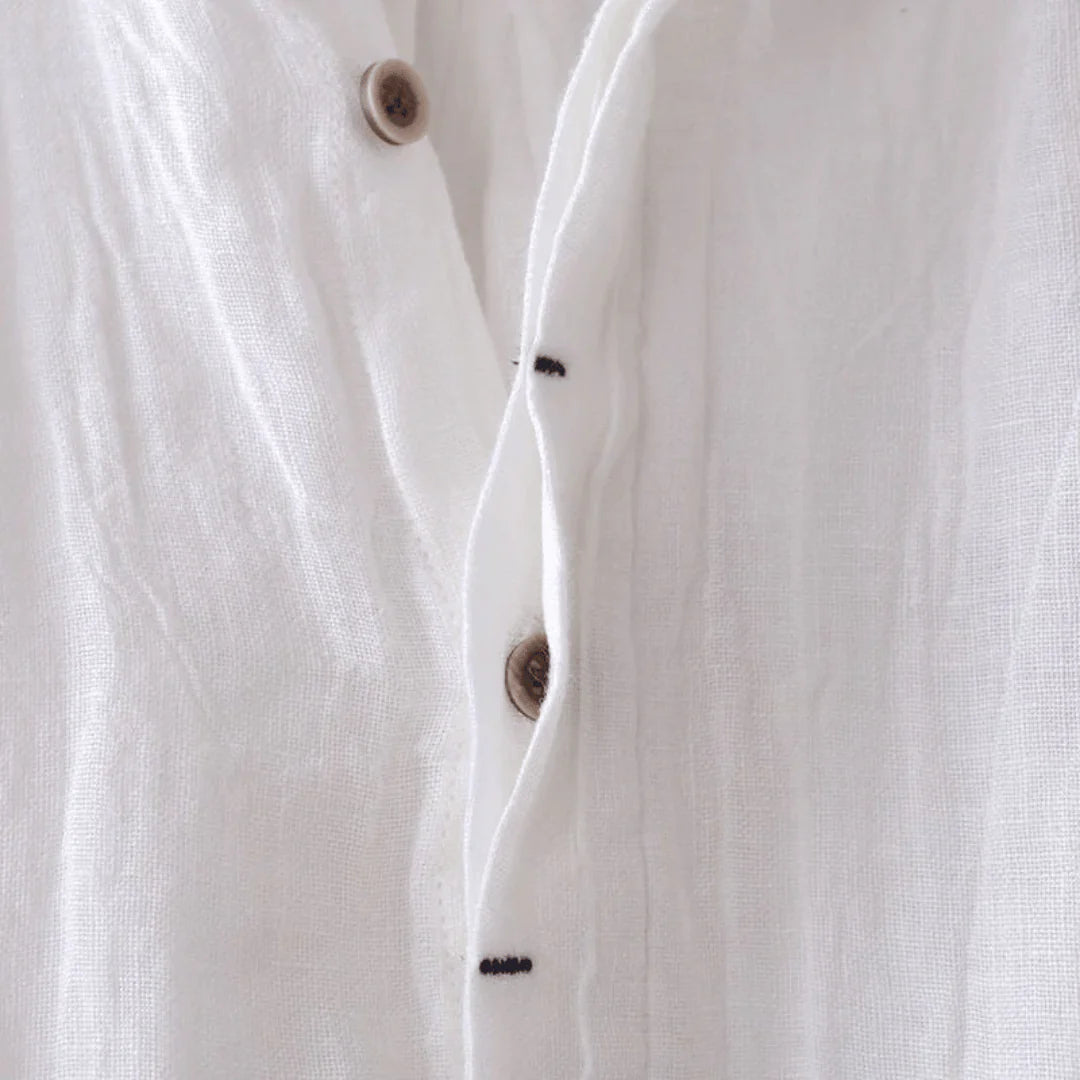 Savrani™ | Elegancka koszula z krótkim rękawem z guzikami