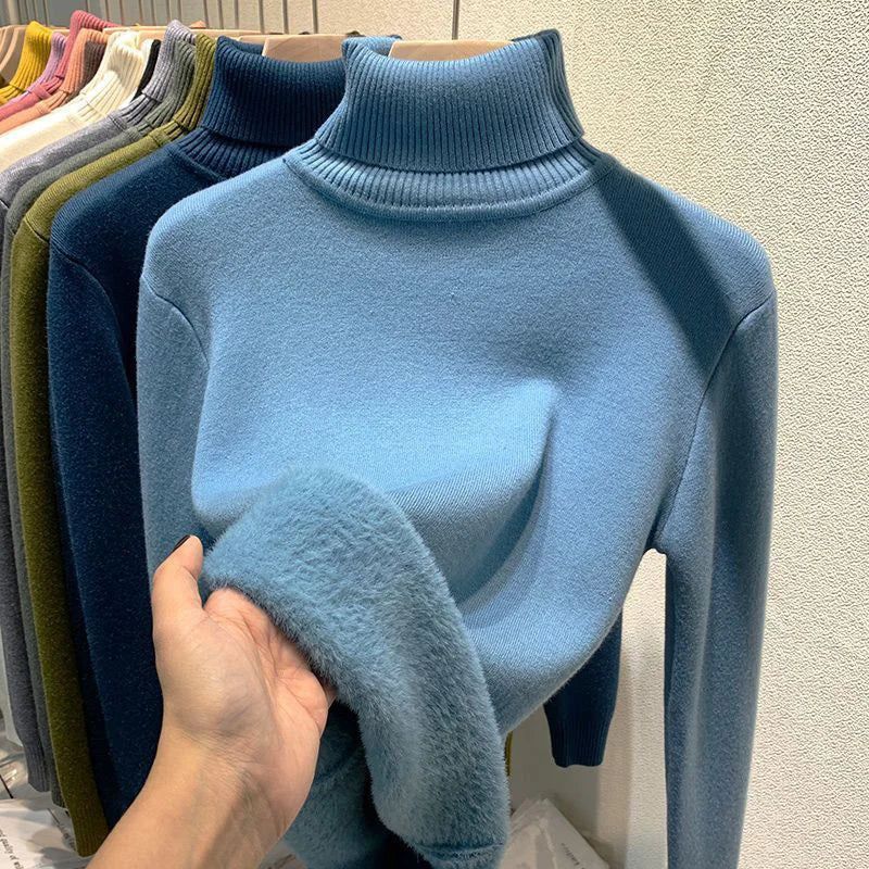Kyra | Ciepły, Casualowy Sweter z Golfem
