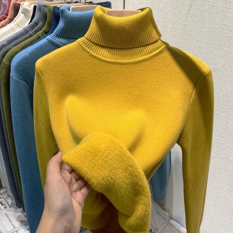 Kyra | Ciepły, Casualowy Sweter z Golfem