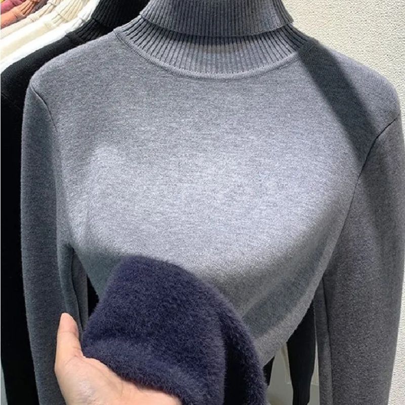 Kyra | Ciepły, Casualowy Sweter z Golfem