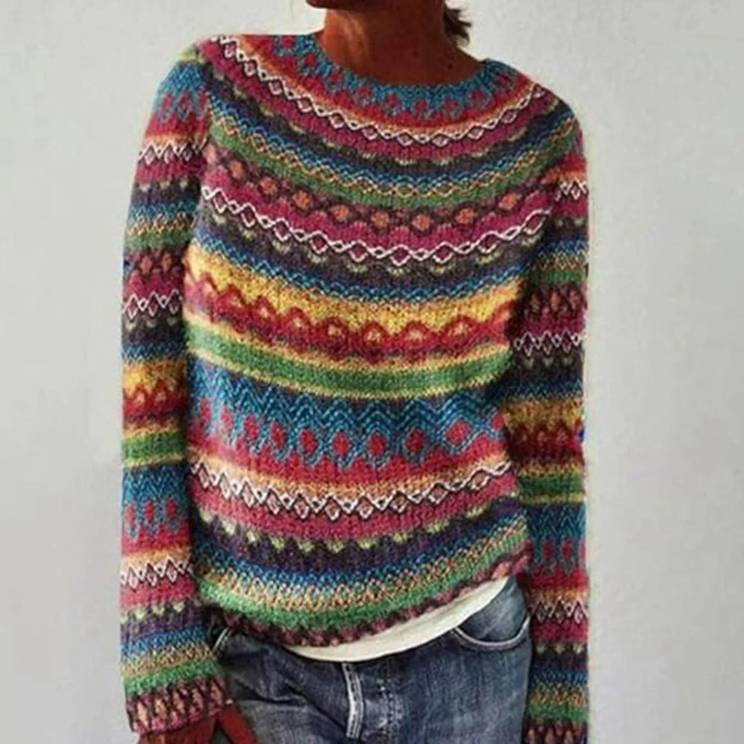 Lucie | Retro Zimowy Sweter