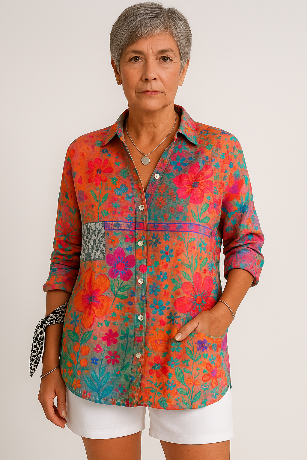 Jasmin | Boho Bluzka Patchworkowa