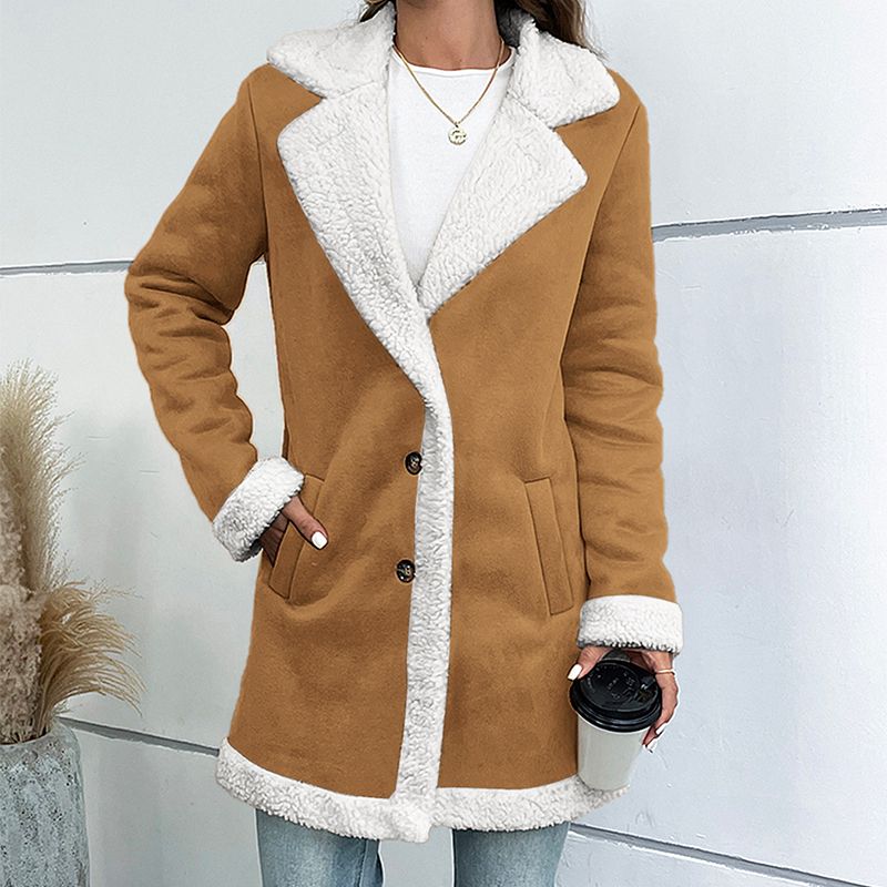 Amelia | Płaszcz z futra sherpa