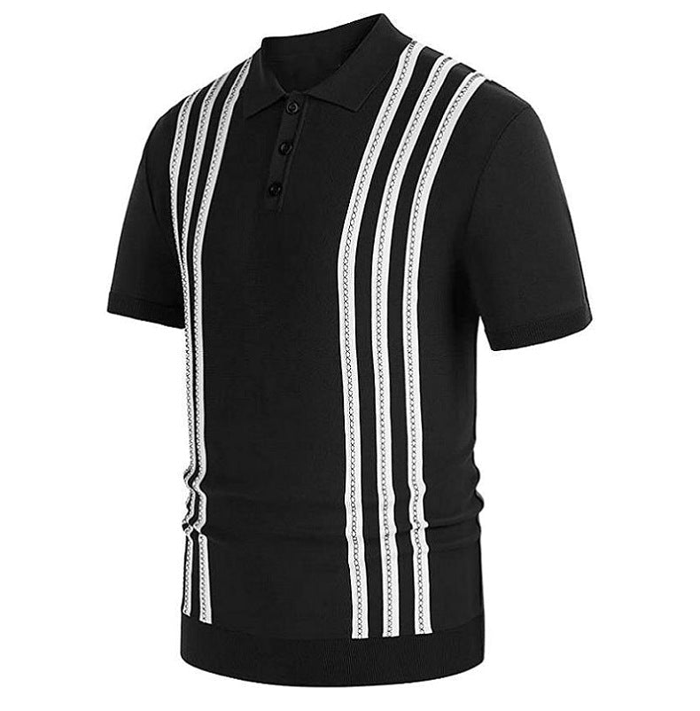 Savrani™ | Koszulka polo w paski.