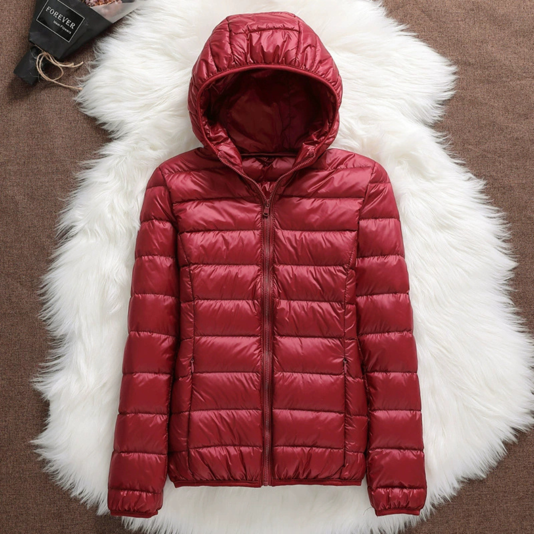 Kurtka Padded Metta | Ciemnoczerwona