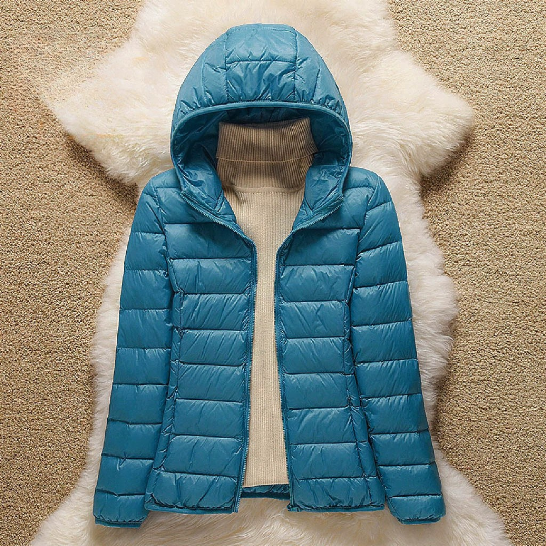 Kurtka Metta Padded Mid | Ocean Blue
