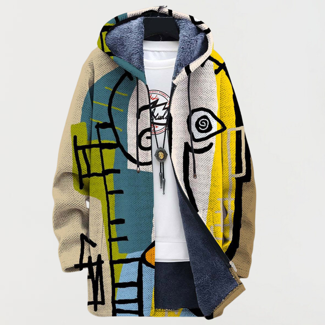 Mira | Bluza z abstrakcyjną sztuką