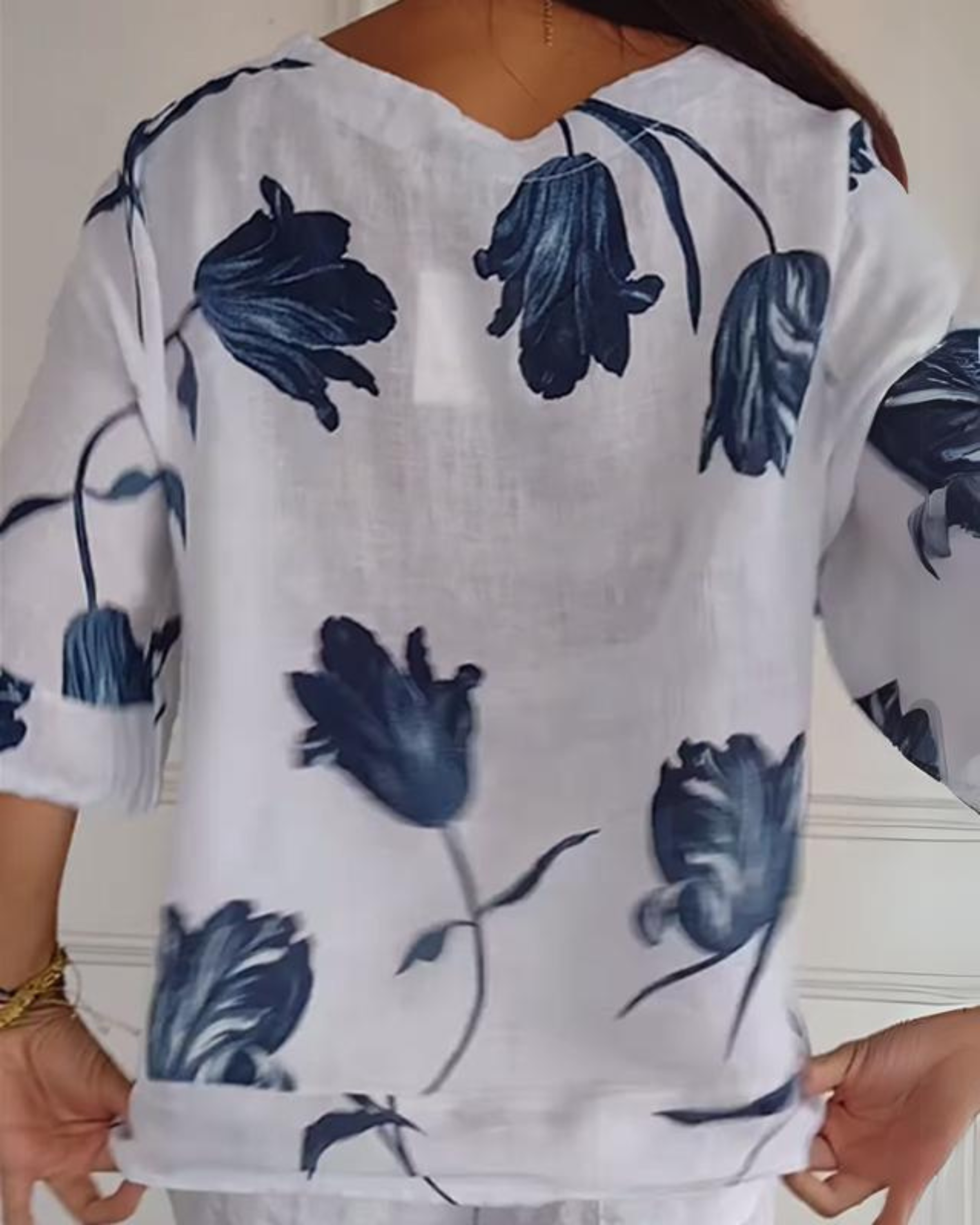Elisa | Luźna koszula w kwiaty