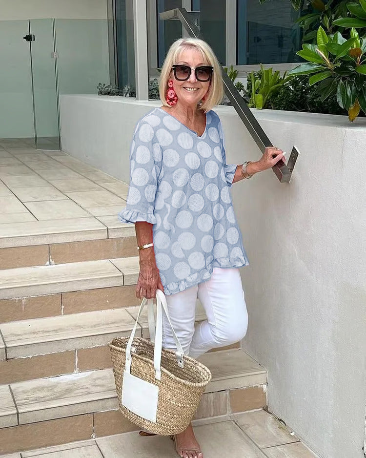 Chloe | Elegancki Top z Dekoltem w Serek
