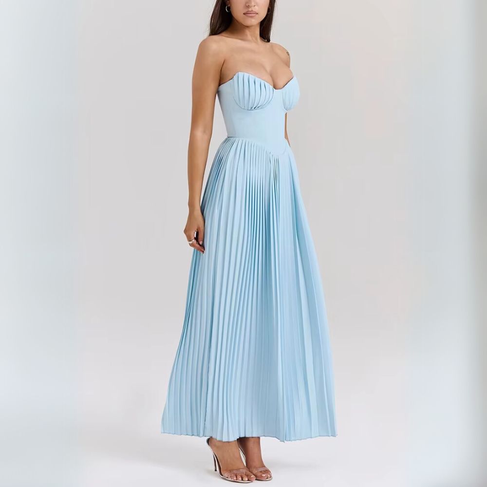 Kalinda | Elegancka Sukienka Plisowana