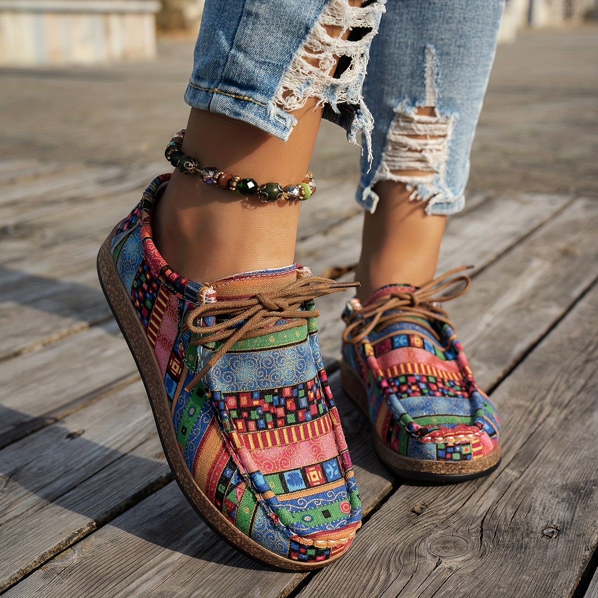 Isla | Kolorowe Retro Buty