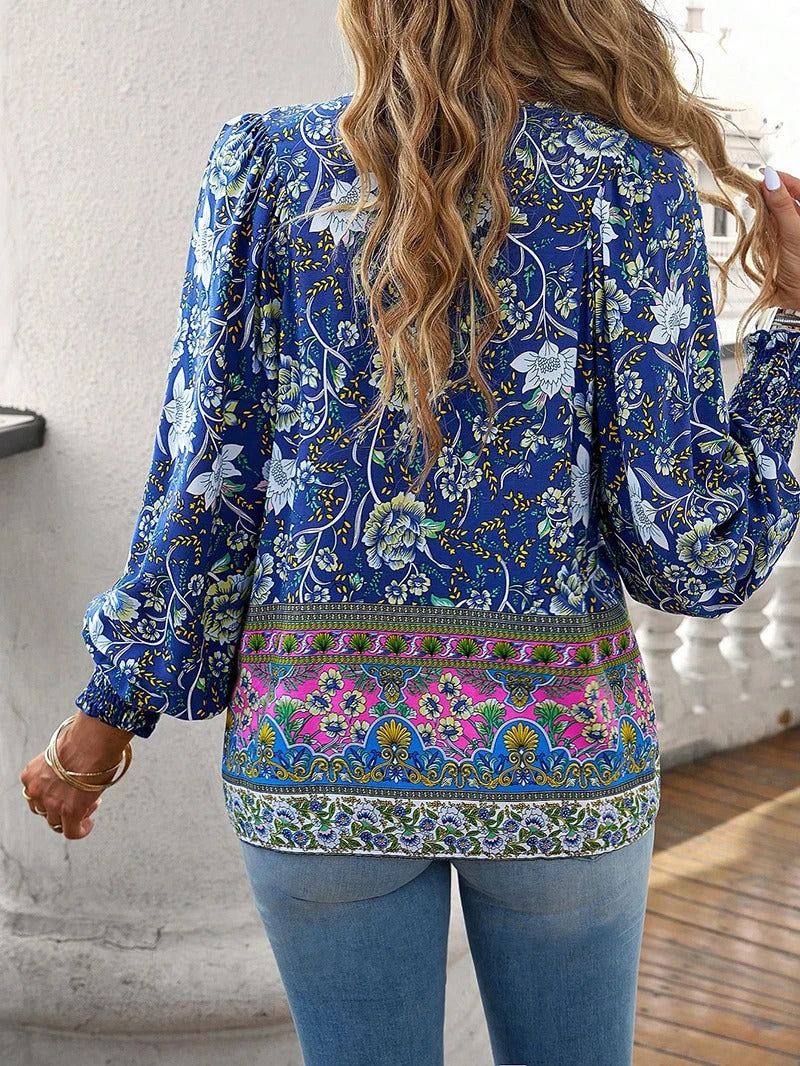 Arya | Boho Blossom Bluzka Chłopska