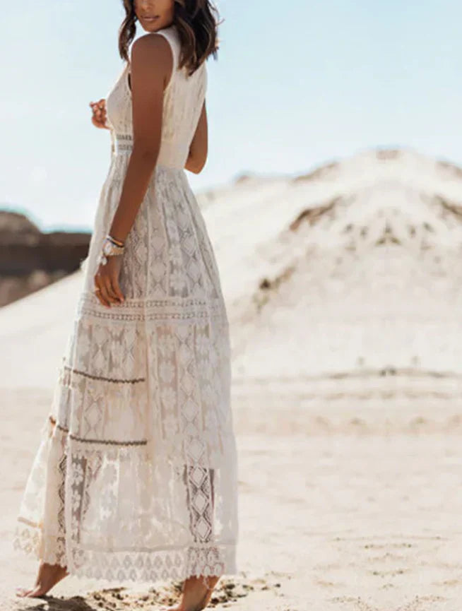 Avelyn - Boho Maxi Sukienka