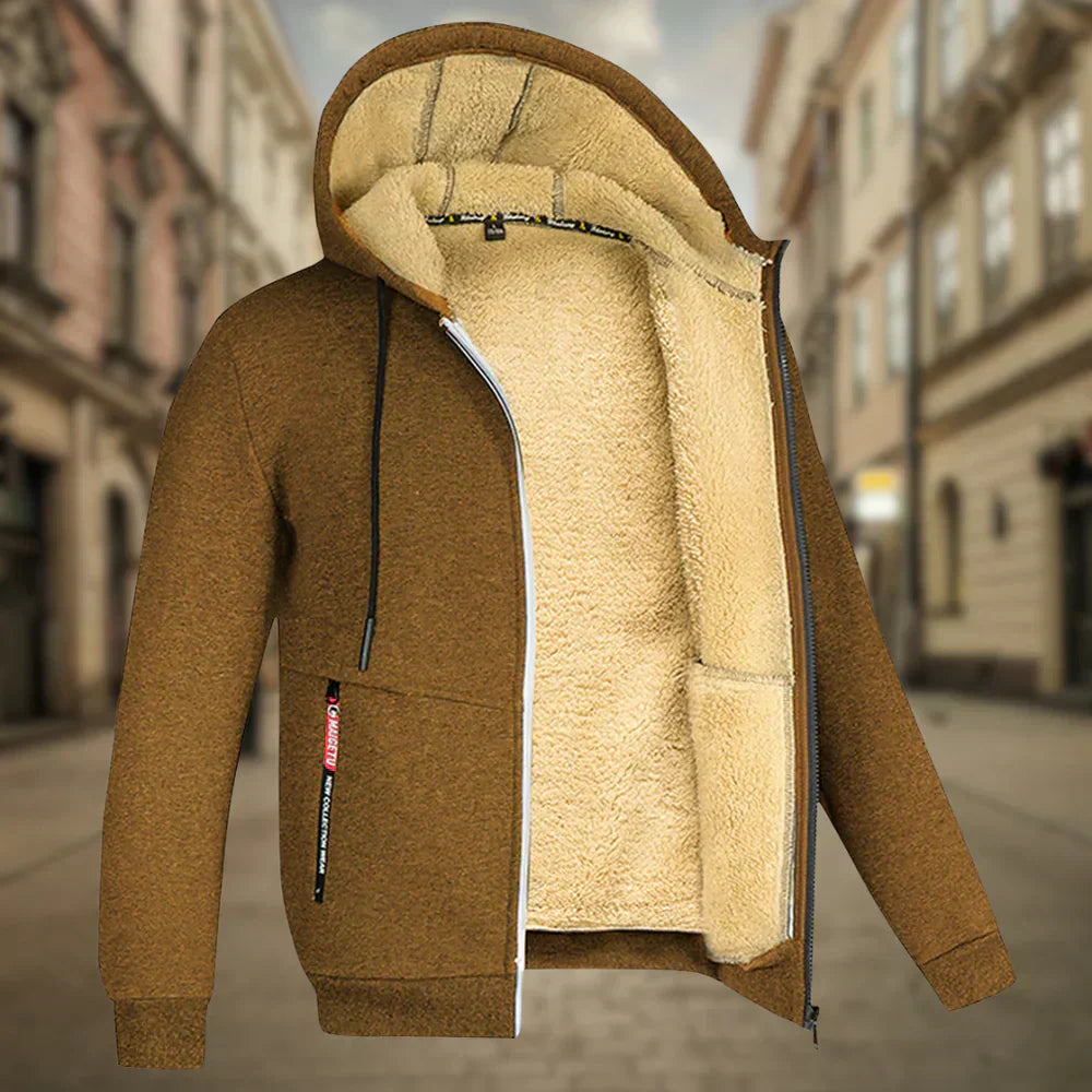 Remy™ - Męska Bluza Fleece z Kapturem