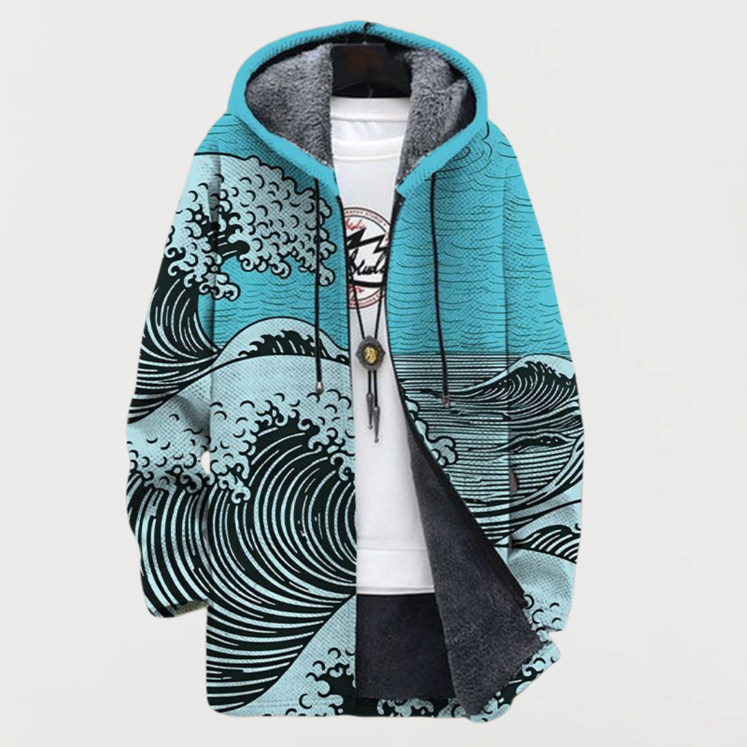 Kai | Bluza z kapturem Wave Art