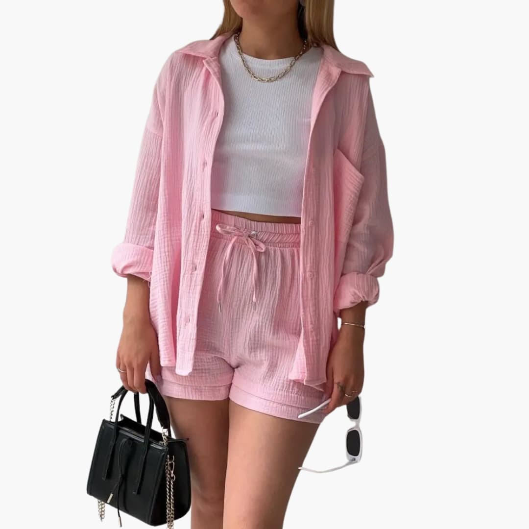 Aurélie | Elegancki i Casualowy Zestaw Dwuczęściowy
