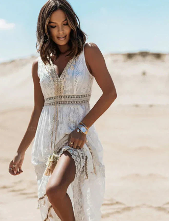 Avelyn - Boho Maxi Sukienka