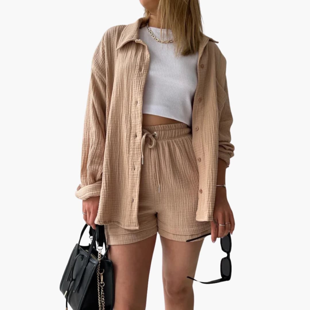 Aurélie | Elegancki i Casualowy Zestaw Dwuczęściowy