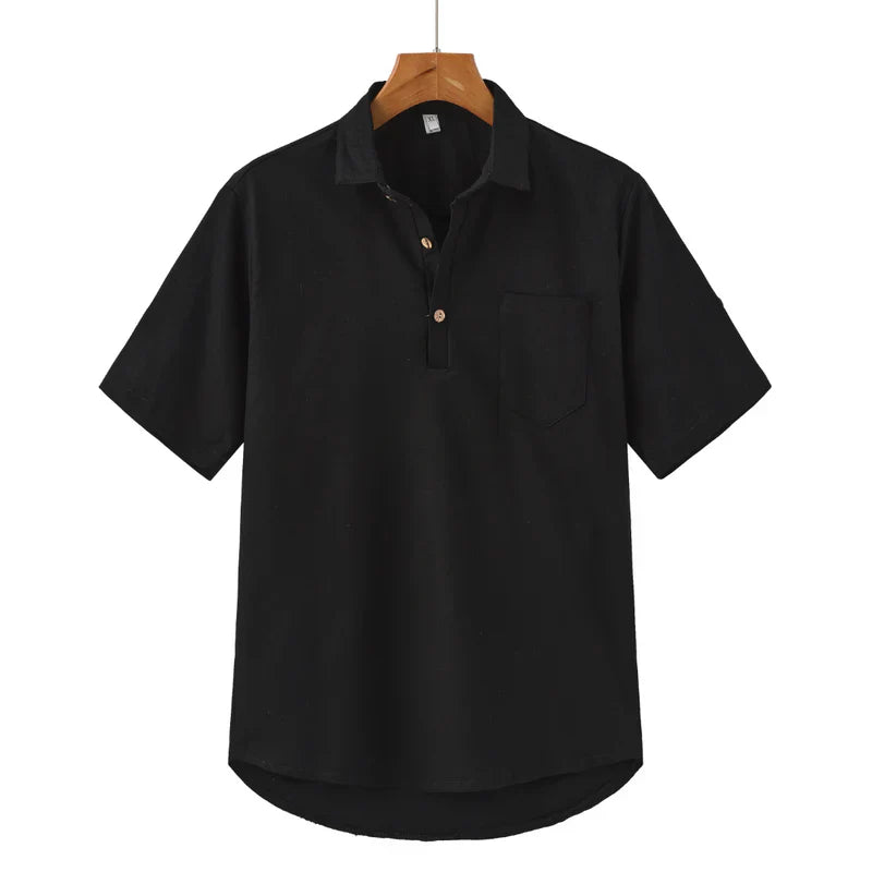 Savrani™ | Koszulka polo z lnu