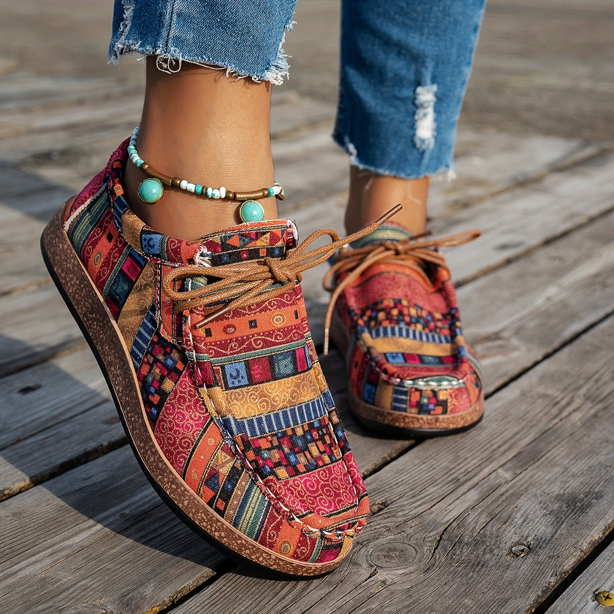 Isla | Kolorowe Retro Buty