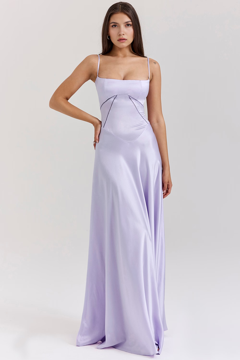 Cielo | Elegancka Długa Sukienka