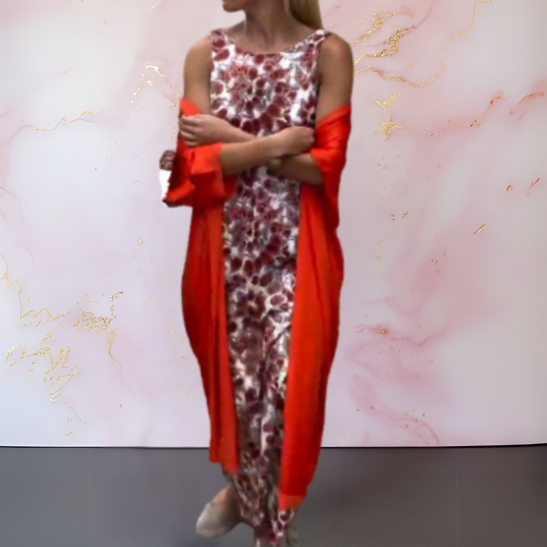 Melanie | Elegancka Sukienka z Kamizelką