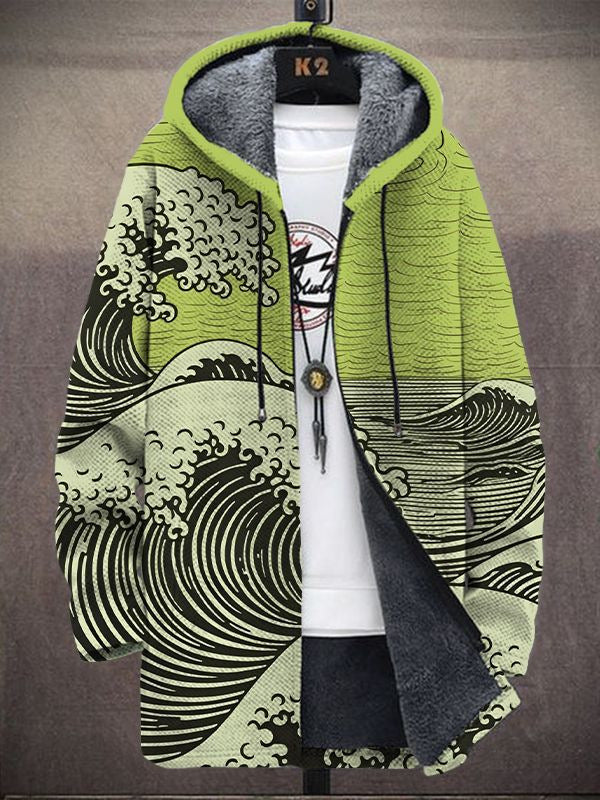 Magnus | Bluza z kapturem Ocean Wave