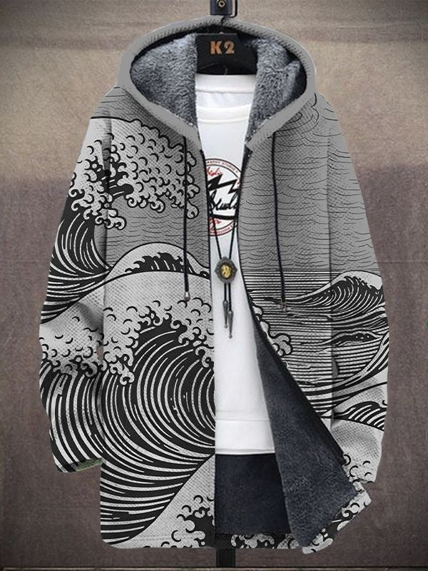 Magnus | Bluza z kapturem Ocean Wave