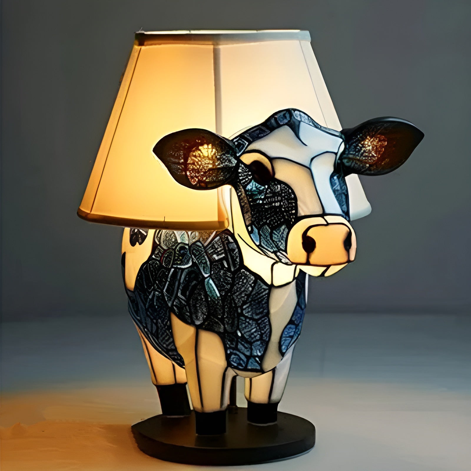Marguerite | Lampa Krowa Magisk w Kolorowym Szkle